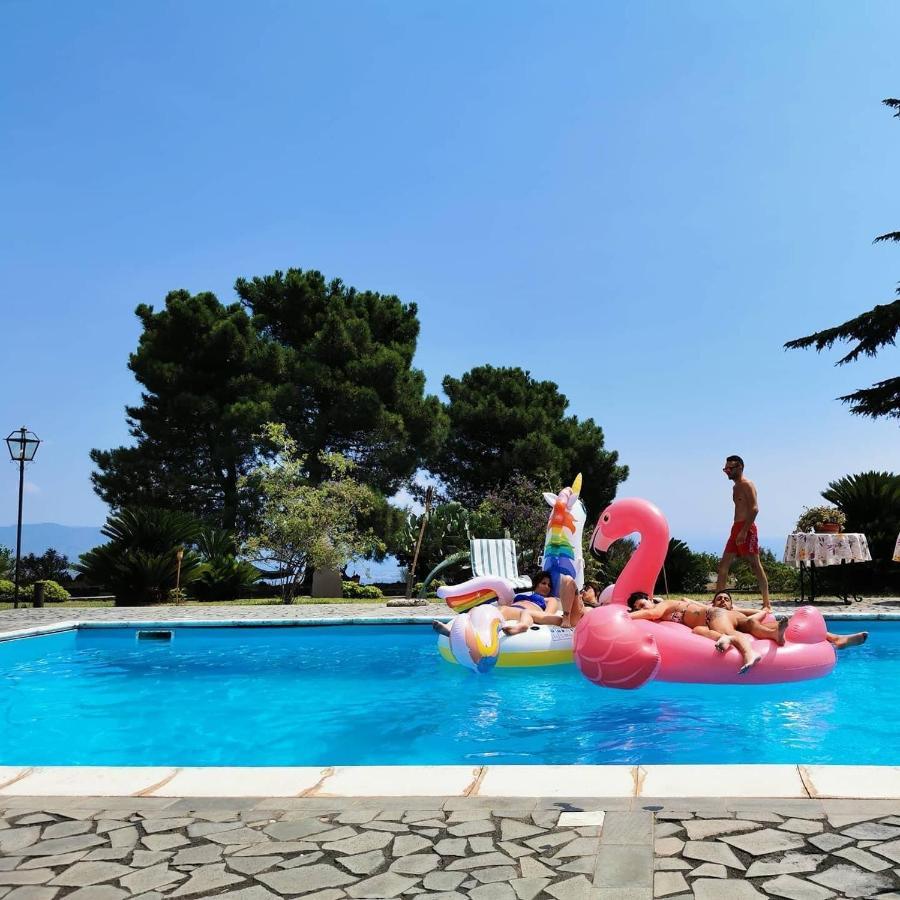 Villa Alessio - Case Vacanza Con Piscina Sull'Etna Puntalazzo Bagian luar foto